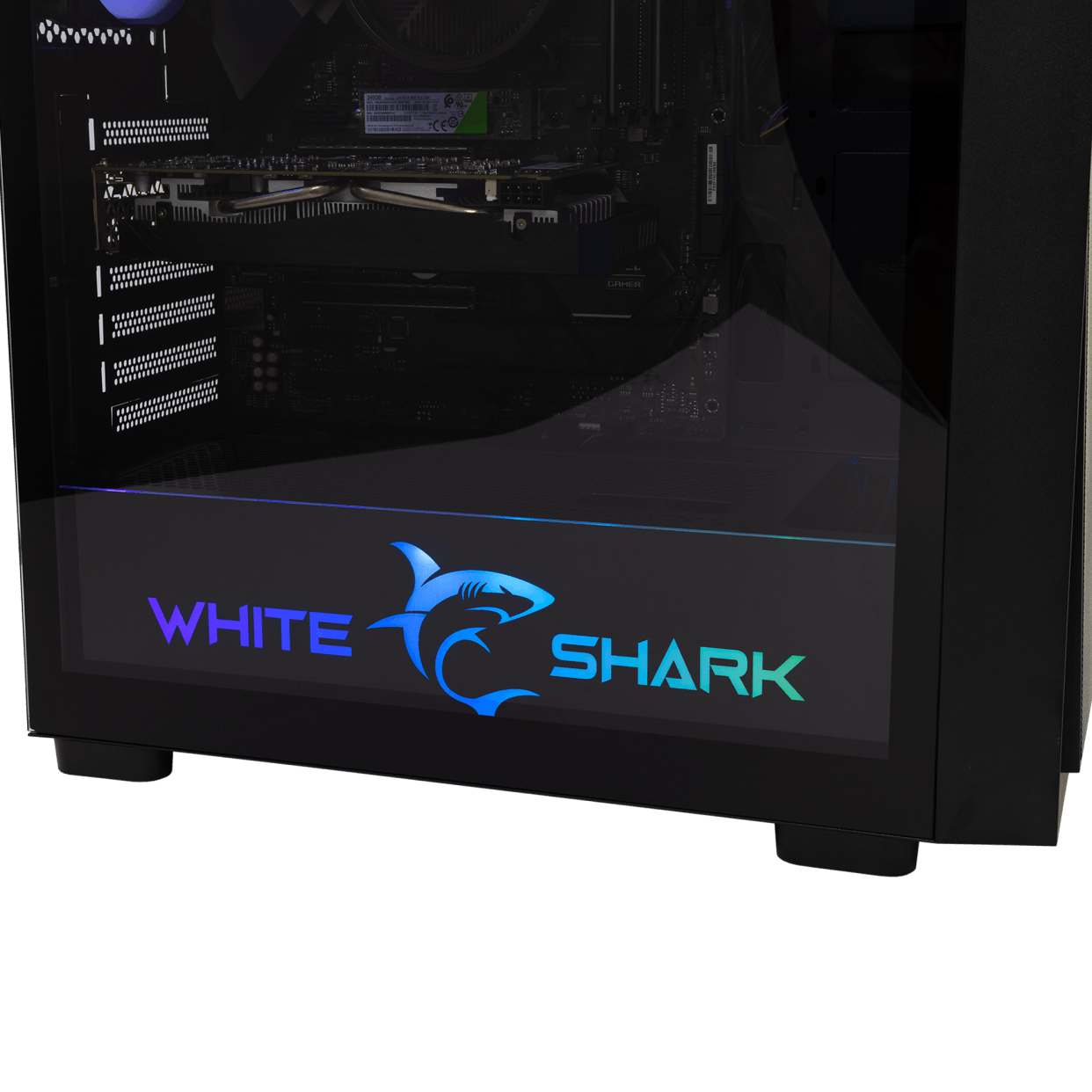 Kućište WHITE SHARK WARHEAD 3 Black - E-ATX Mid Tower, RGB, Staklo