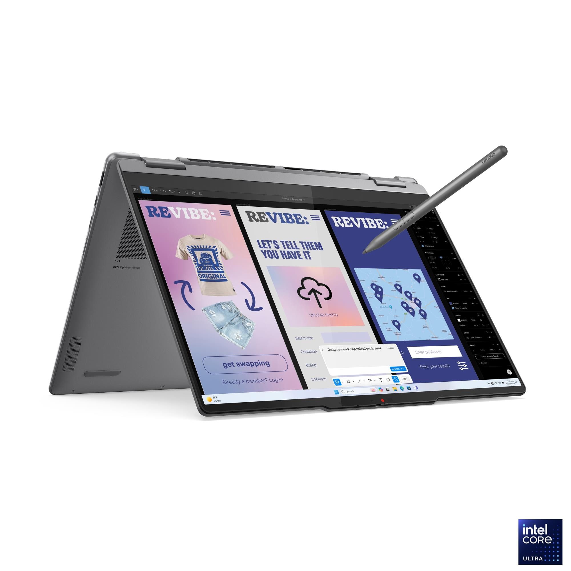 Lenovo Yoga 7 - 2u1 - 14" WUXGA OLED Touch screen / Intel Ultra 7 256V / 16GB / 1TB SSD + Windows 11 Pro + Office 2024